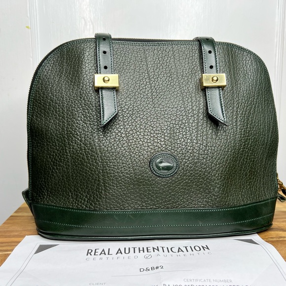 *RARE* Vintage Dooney & Bourke Metro Dome Zip Satchel - Picture 9 of 9